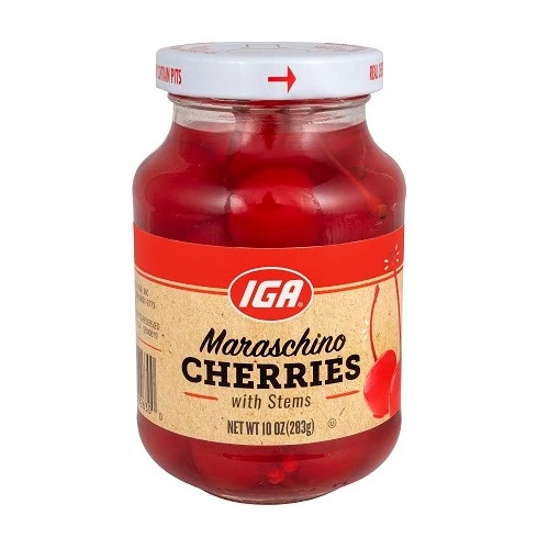 Iga Cherry Maraschino With Stem 283G