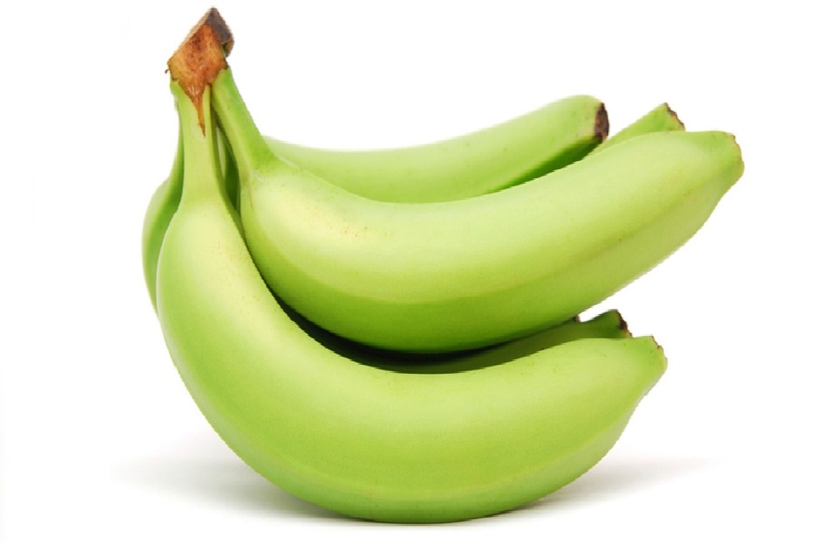 Local Produce Green Bananas