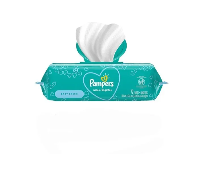 Pampers Baby Wipes Cc Unscented 72X