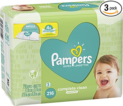 Pampers Baby Wipes Cc Scent 216X