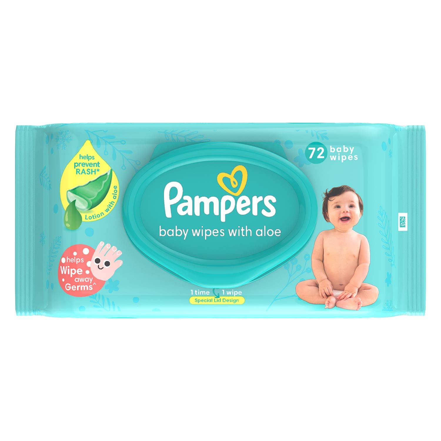 Pampers Baby Wipes Scented 72X